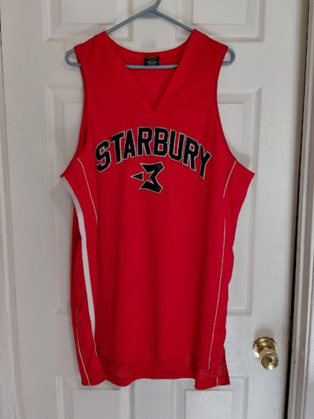 Vintage Y2K Starbury Ben Wallace #3 Red Basketball Jersey Men's Size XL